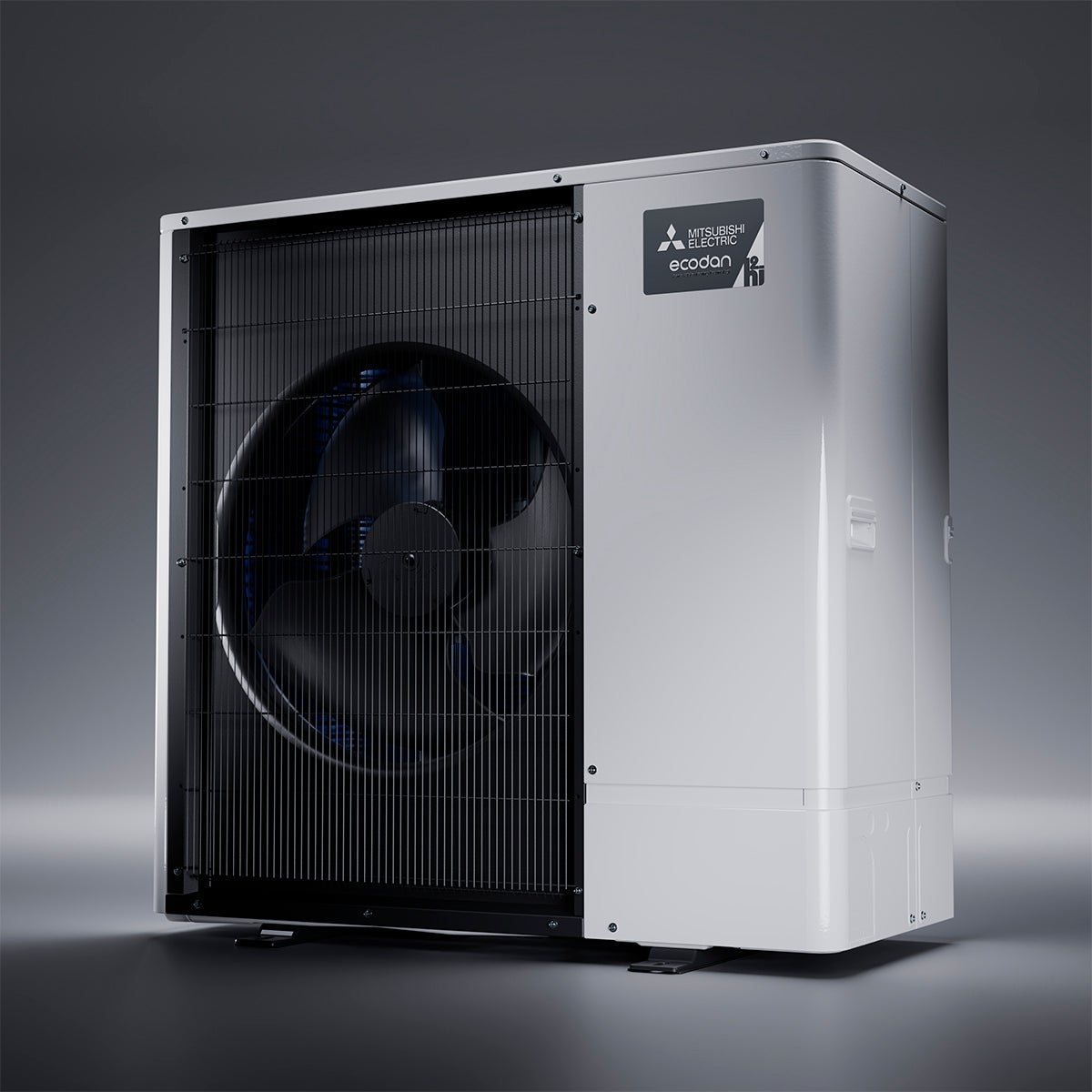 Mitsubishi Ecodan WUZ outdoor unit — single phase air-to-water heat pump